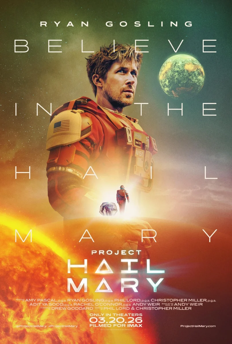 Ryan Gosling stars in Project Hail Mary. Photo courtesy of Sony Pictures.
